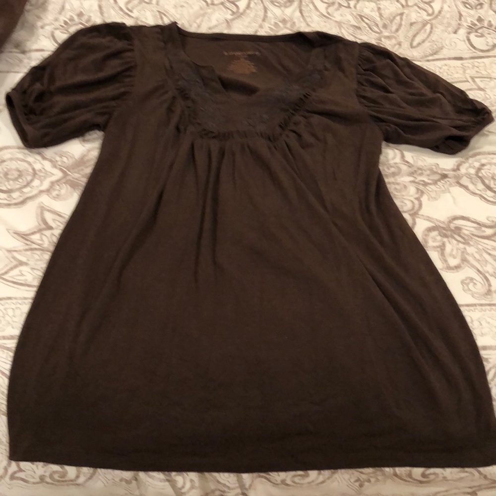 Brown Maternity top
